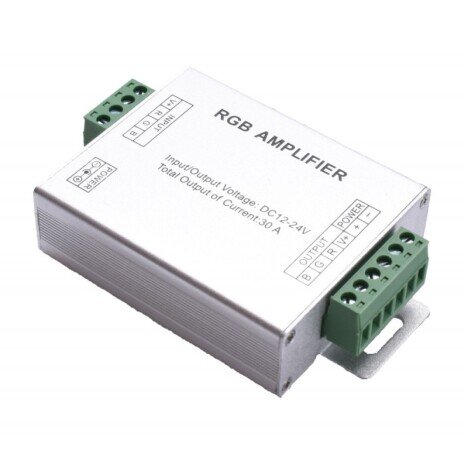 AMPLIFICATOR TENSIUNE BANDA LED RGB, DC 12-24V / 30A