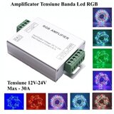 AMPLIFICATOR TENSIUNE BANDA LED RGB, DC 12-24V / 30A